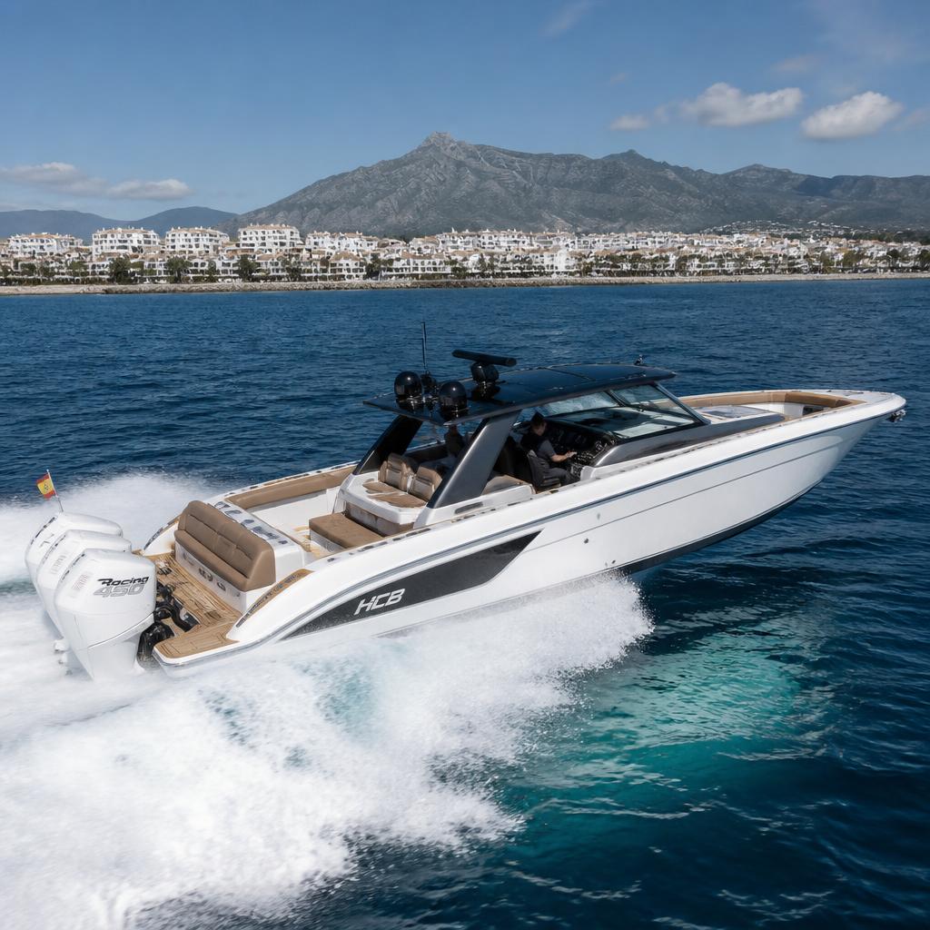 Sport boat charter · half-day with skipper — Water Sports in Puerto Banús